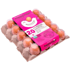 Ovos Vermelhos Happy Eggs com 20