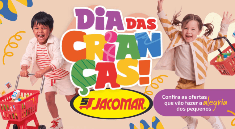 Confira as melhores ofertas do <strong>Aniversário 60 anos e Dia das Crianças</strong>